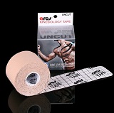 Tейп kinesio 5см*5м, бежевый Ares